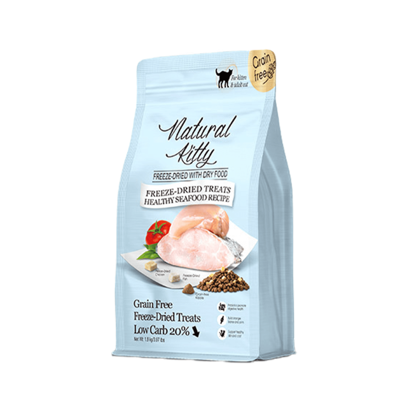 Natural Kitty Freeze-Dried Treats Healthy Seafood Recipe - 3