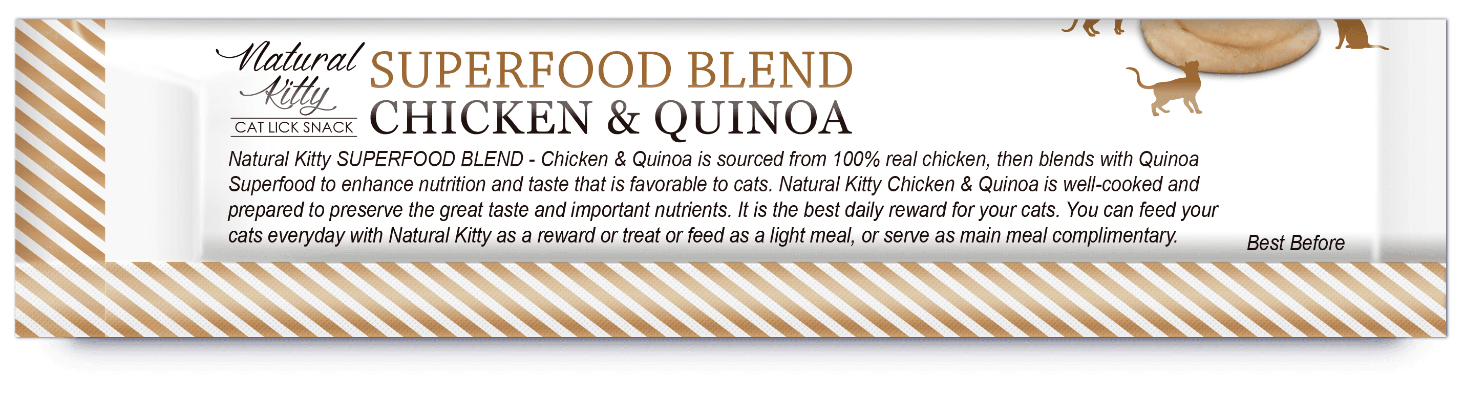 Natural Kitty Creamy Treats Superfood Blend Chicken and Quinoa - BackC_Q