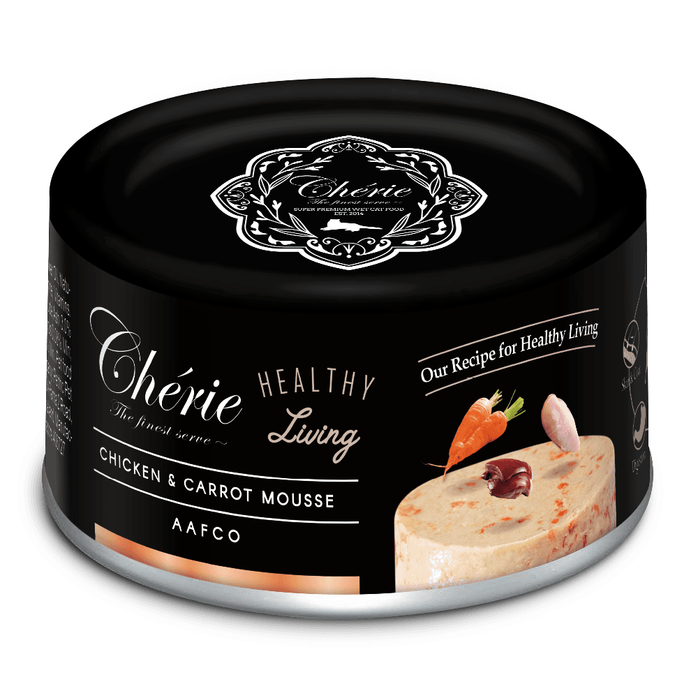 Chérie Healthy Living Mousse Chicken and Carrot 80g.