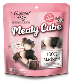 Natural Kitty Meaty Cube Mackerel - Kostkimiesnezmakreli