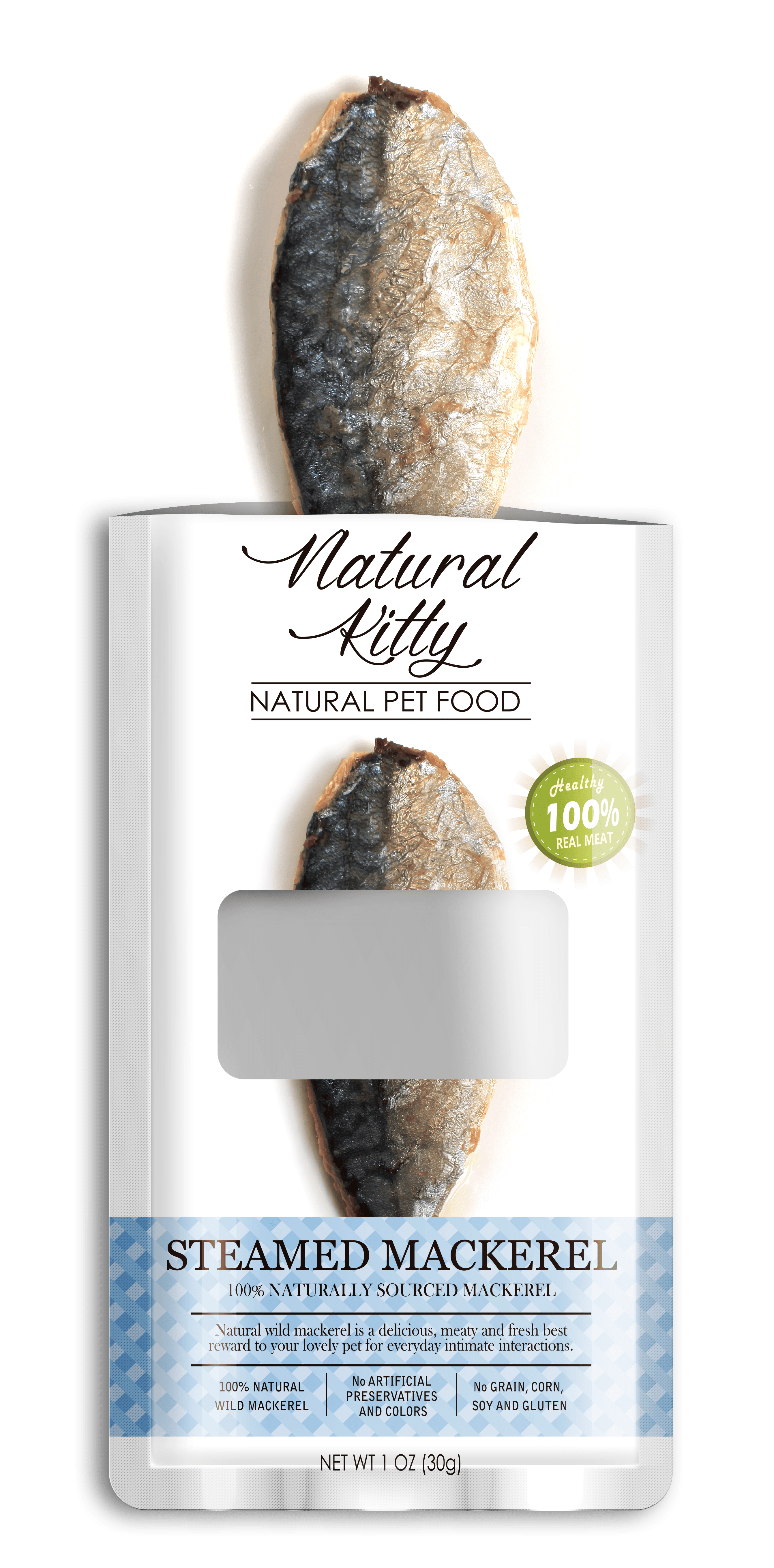 Natural Kitty Fillet Steamed Mackerel - Makrelagotowananaparzeotwarty