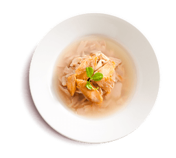 Chérie Basic Diet Flaked Yellowfin mix Skipjack Tuna with Wild Salmon Entrées in Gravy 80g. - Mieszankaztunczykailososiatalerz