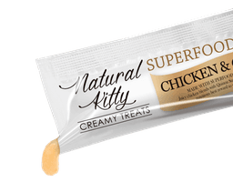 Natural Kitty Creamy Treats Superfood Blend Chicken and Quinoa - SachetC_Qsqueeze