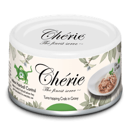 Chérie Special Diet Tuna Topping Crab in Gravy 80g. - TunaToppingCrabinGravy_1