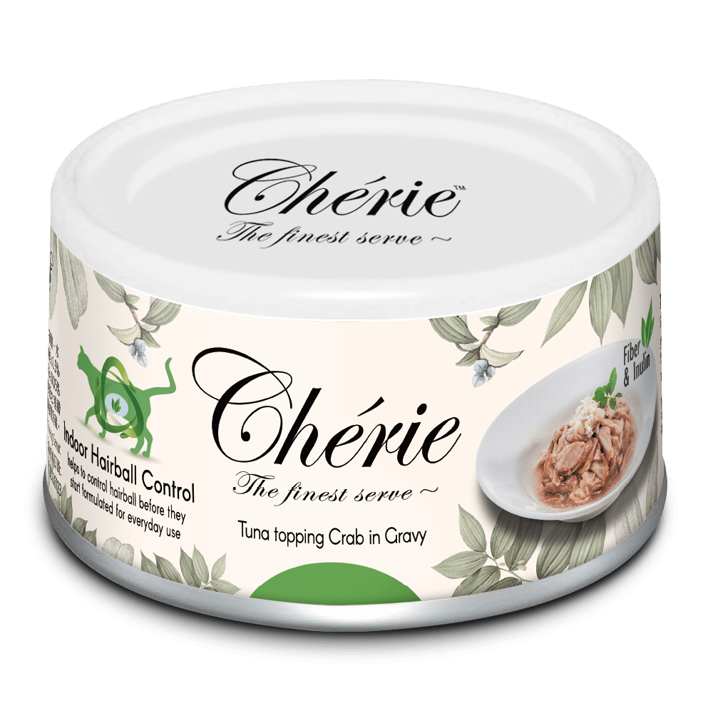 Chérie Special Diet Tuna Topping Crab in Gravy 80g.