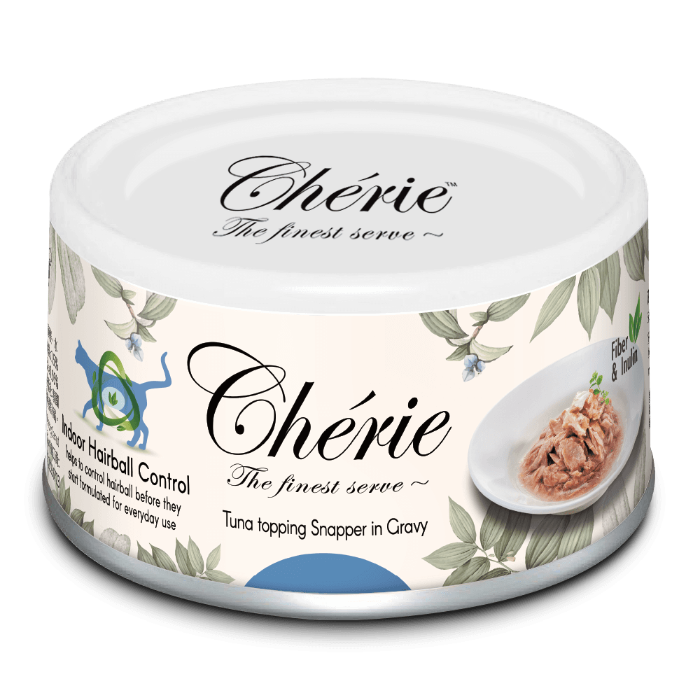 Chérie Special Diet Tuna Topping Snapper in Gravy 80g.