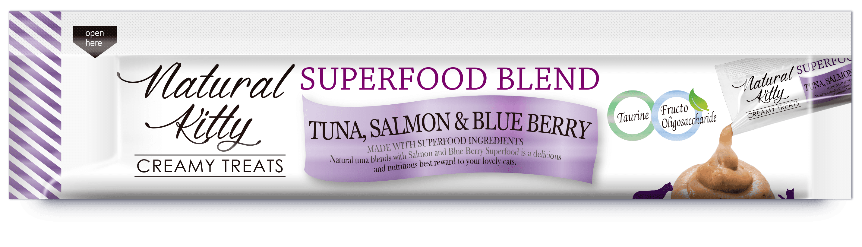 Natural Kitty Creamy Treats Superfood Blend Tuna, Salmon and Blueberry - kremzrybiborowek_3