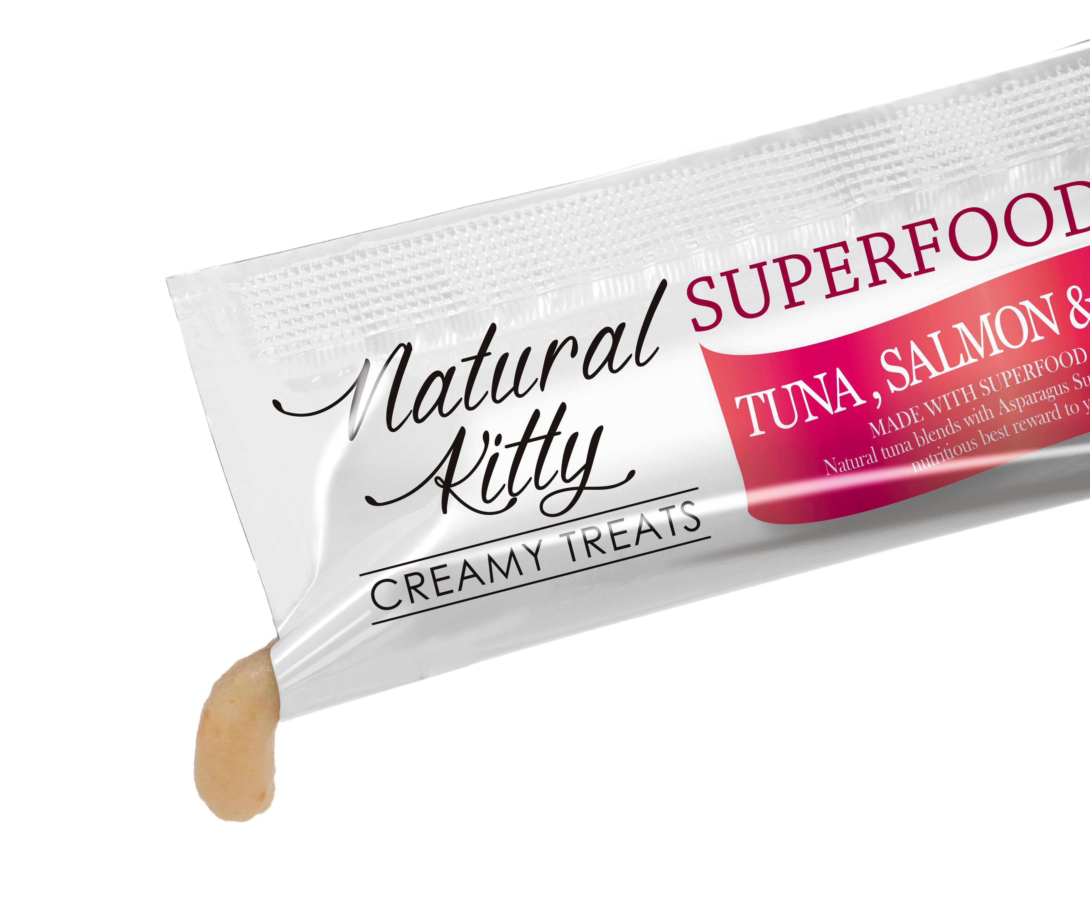 Natural Kitty Creamy Treats Superfood Blend Tuna, Salmon and Cranberry - kremzrybizurawiny_4