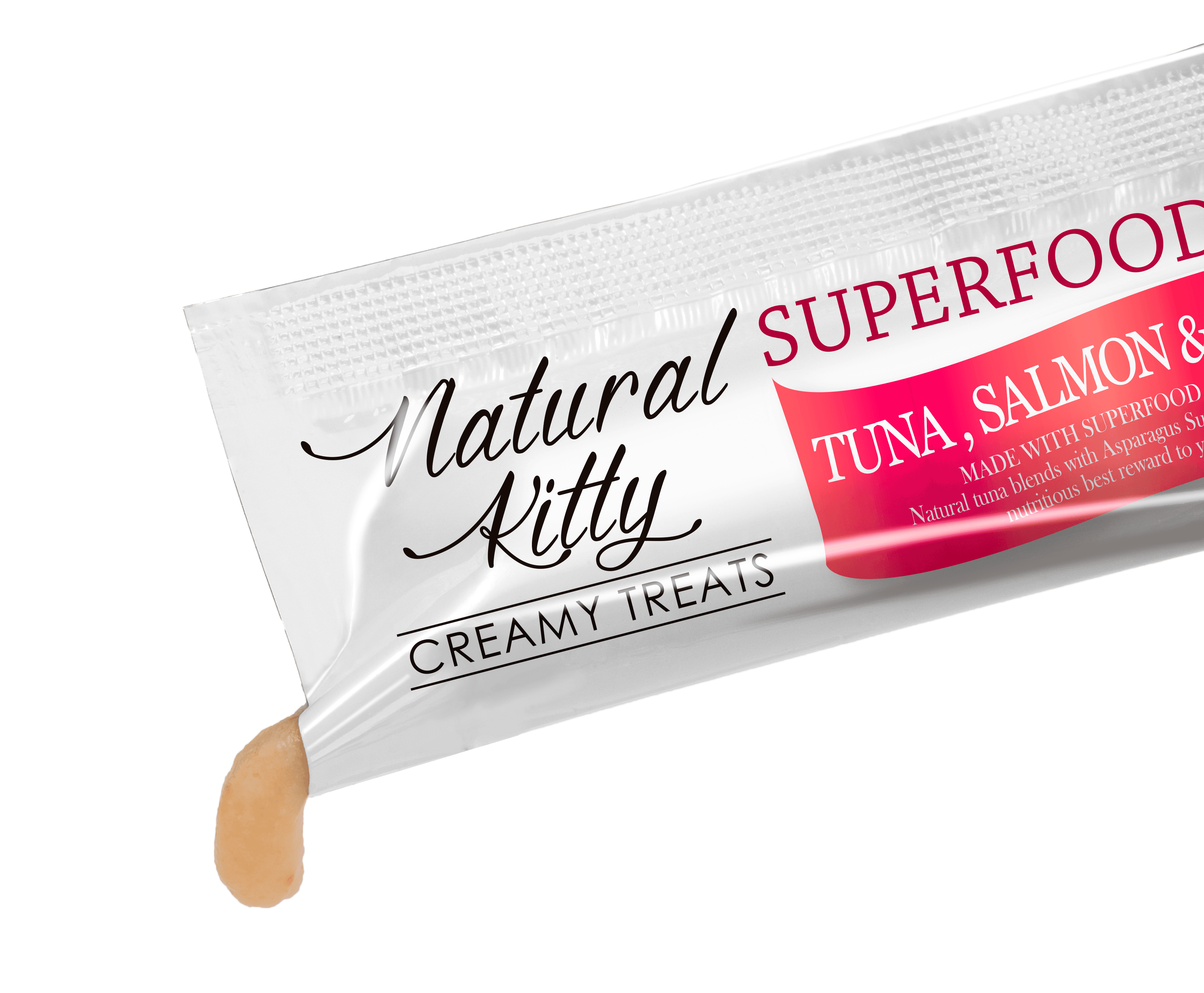 Natural Kitty Creamy Treats Superfood Blend Tuna, Salmon and Cranberry - kremzrybizurawiny_4