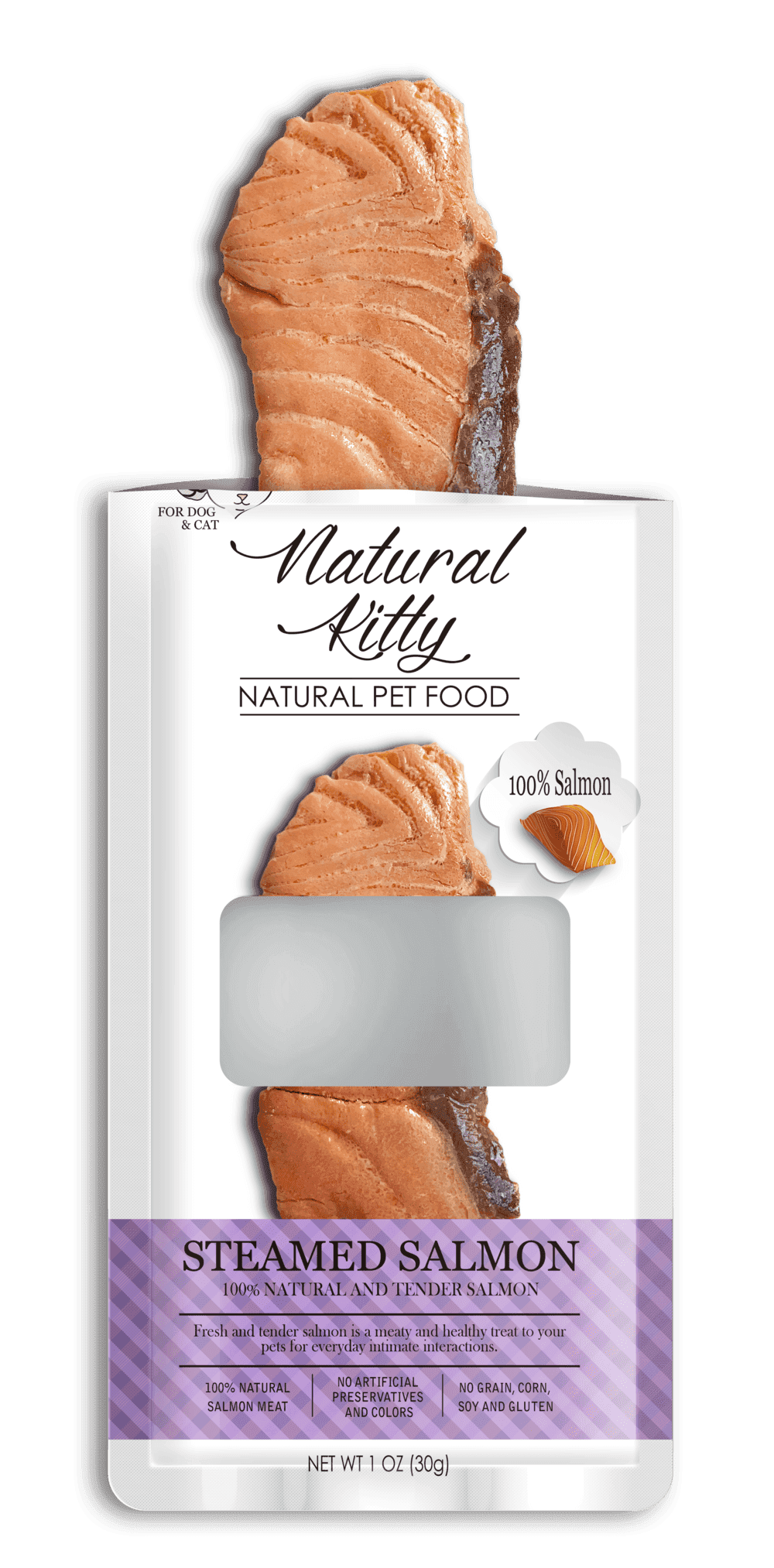 Natural Kitty Fillet Steamed Salmon - losos_1