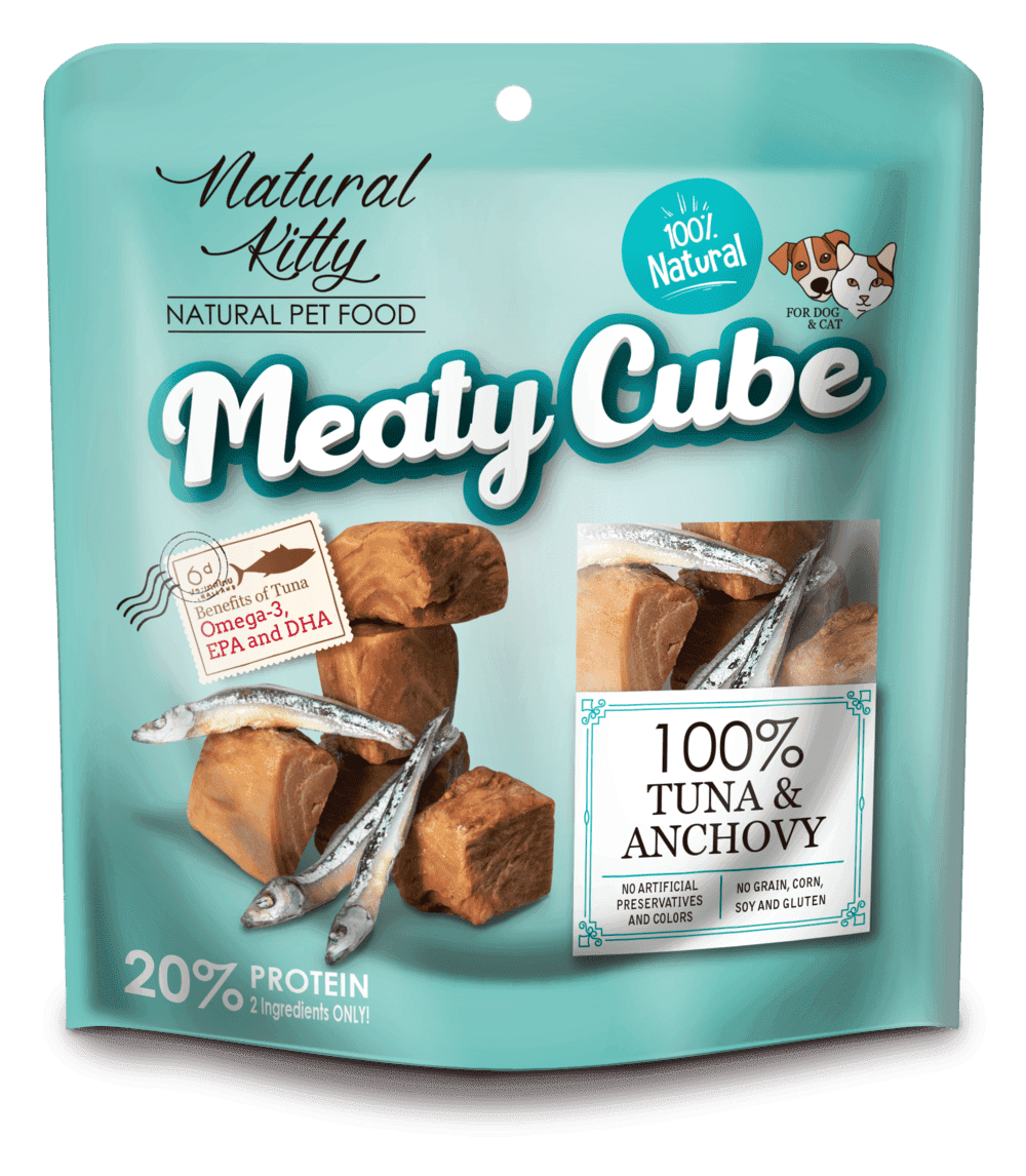 Natural Kitty Meaty Cube Tuna and Anchovy